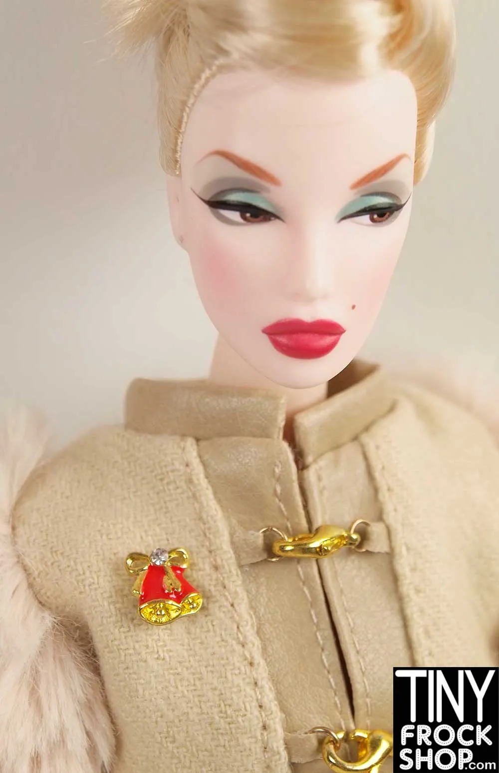 12" Fashion Doll Christmas Magnetic Brooches by Pam Maness