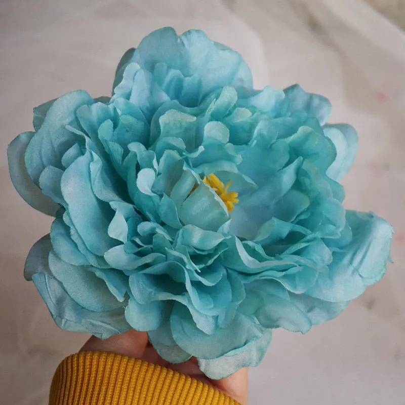 13cm Big Artificial Flower Hairpin Wedding Bridal Hair Clip Barrette Headdress Party Accessories Headwear Gifts Drop-Ship