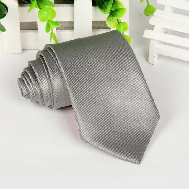 20 style brand Polyester neck tie for men Solid black corbatas 8 cm gravata slim formal social event green wedding dress lot