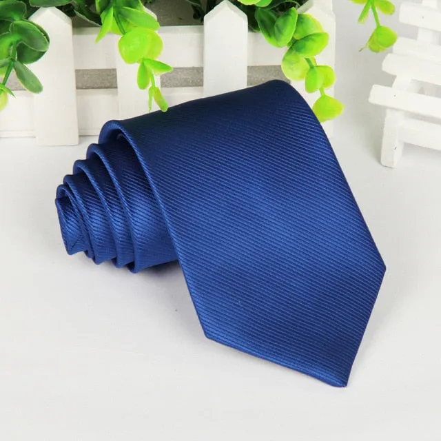 20 style brand Polyester neck tie for men Solid black corbatas 8 cm gravata slim formal social event green wedding dress lot