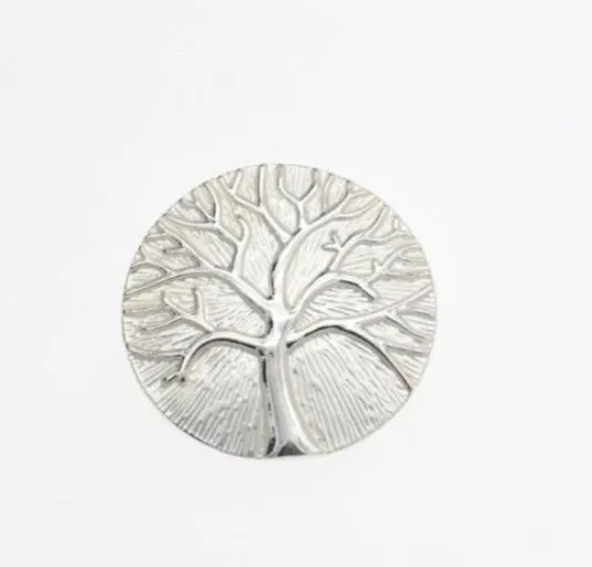 Abstract tree of life magnetic brooches