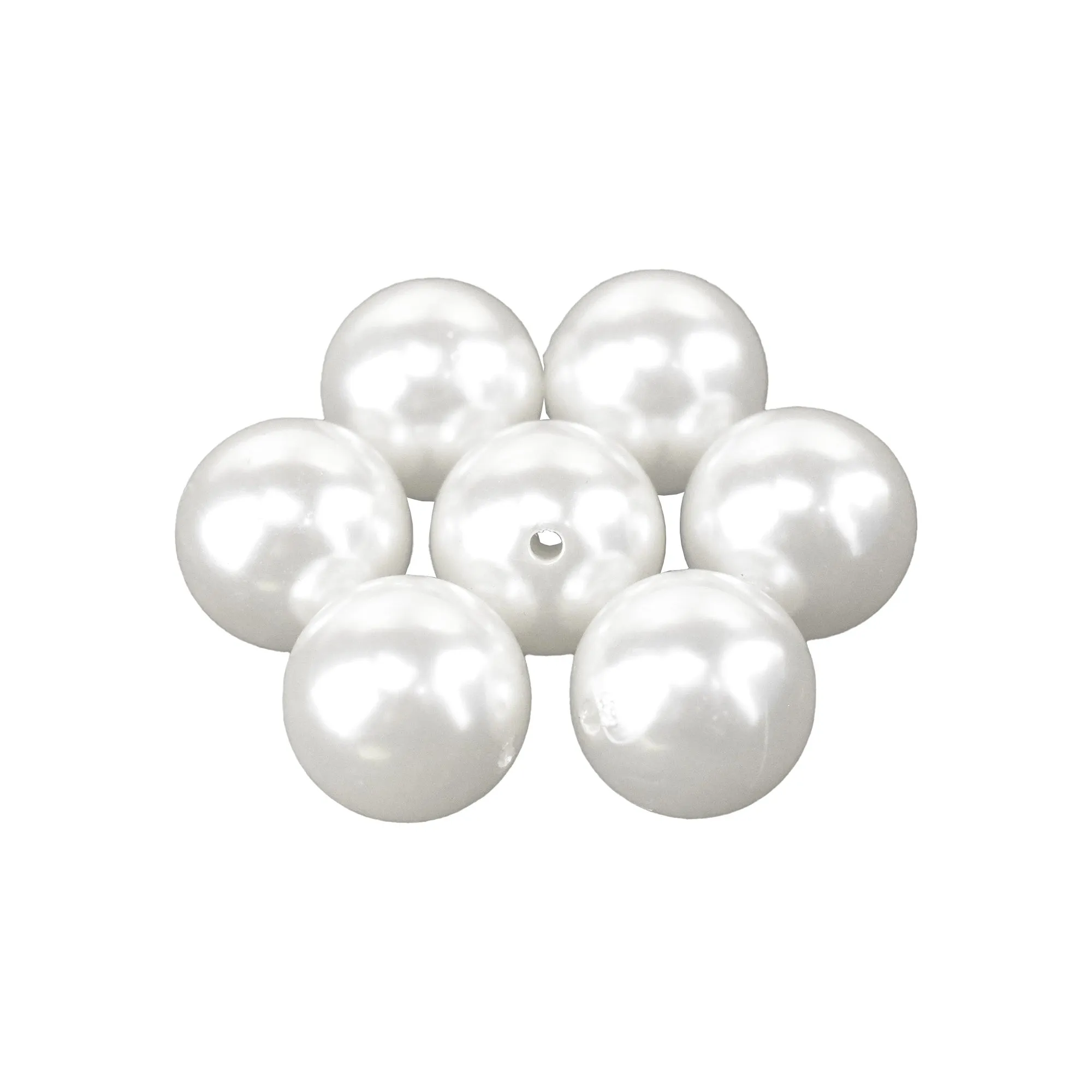 Acrylic Decorative Pearls Vase Filler, 7/8-Inch, 90-Count