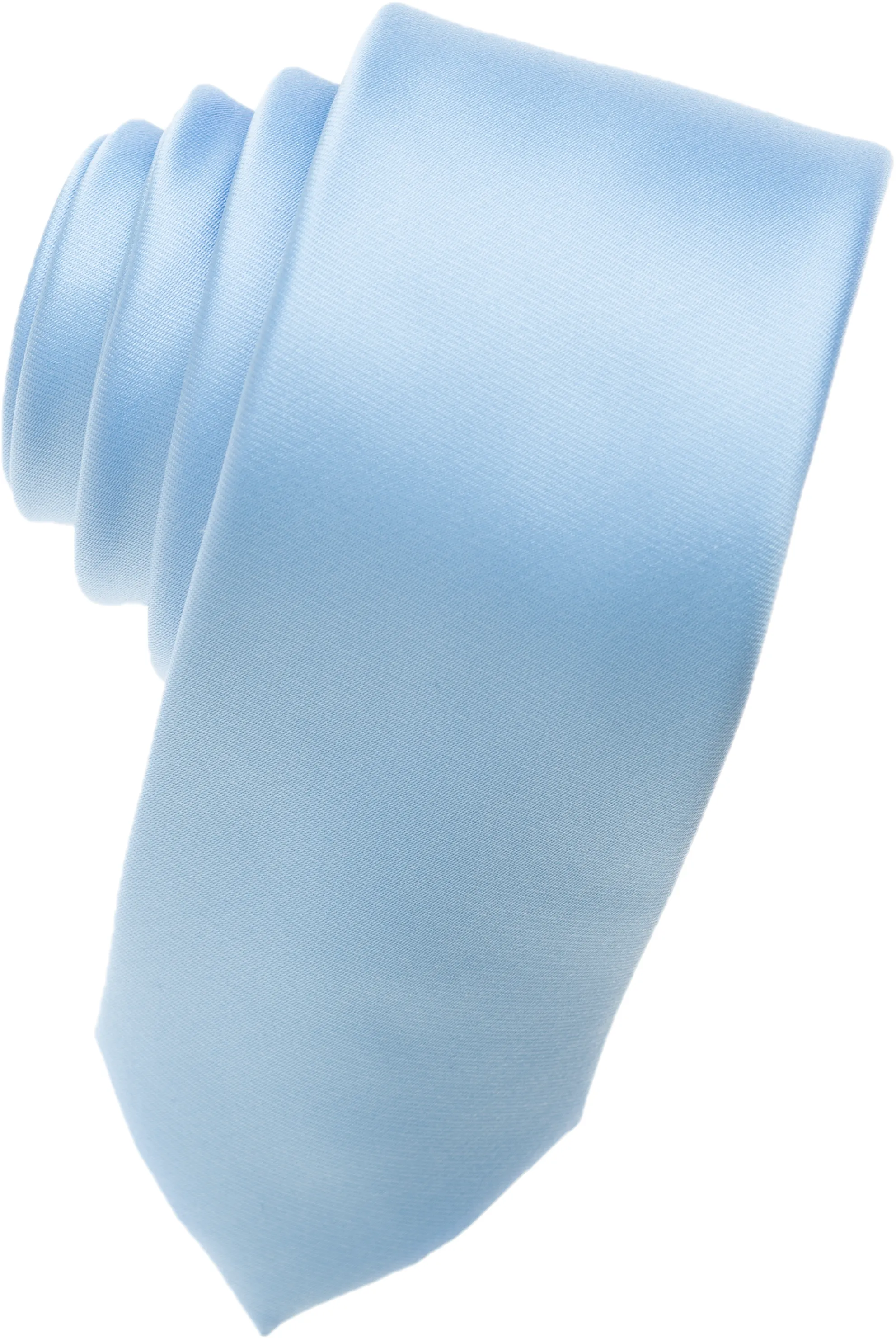 Aqua Blue Skinny Necktie