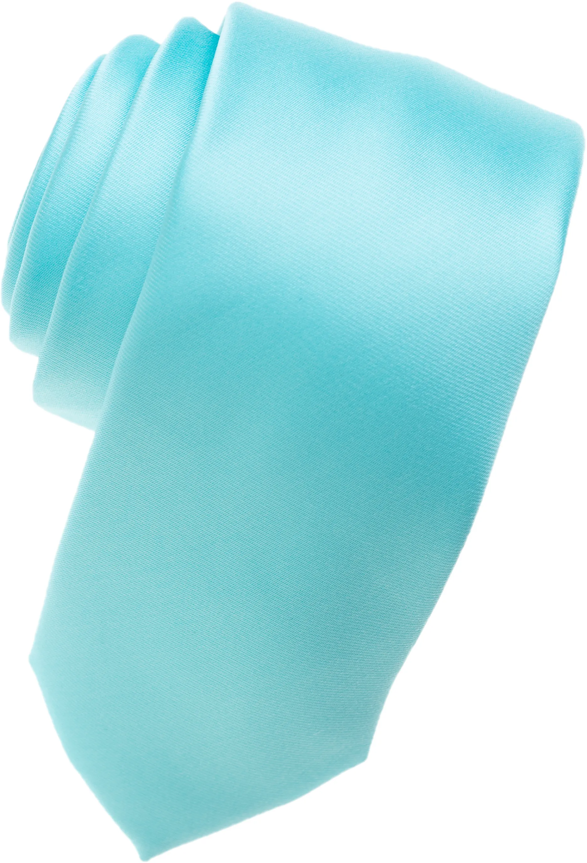 Aqua Blue Skinny Necktie