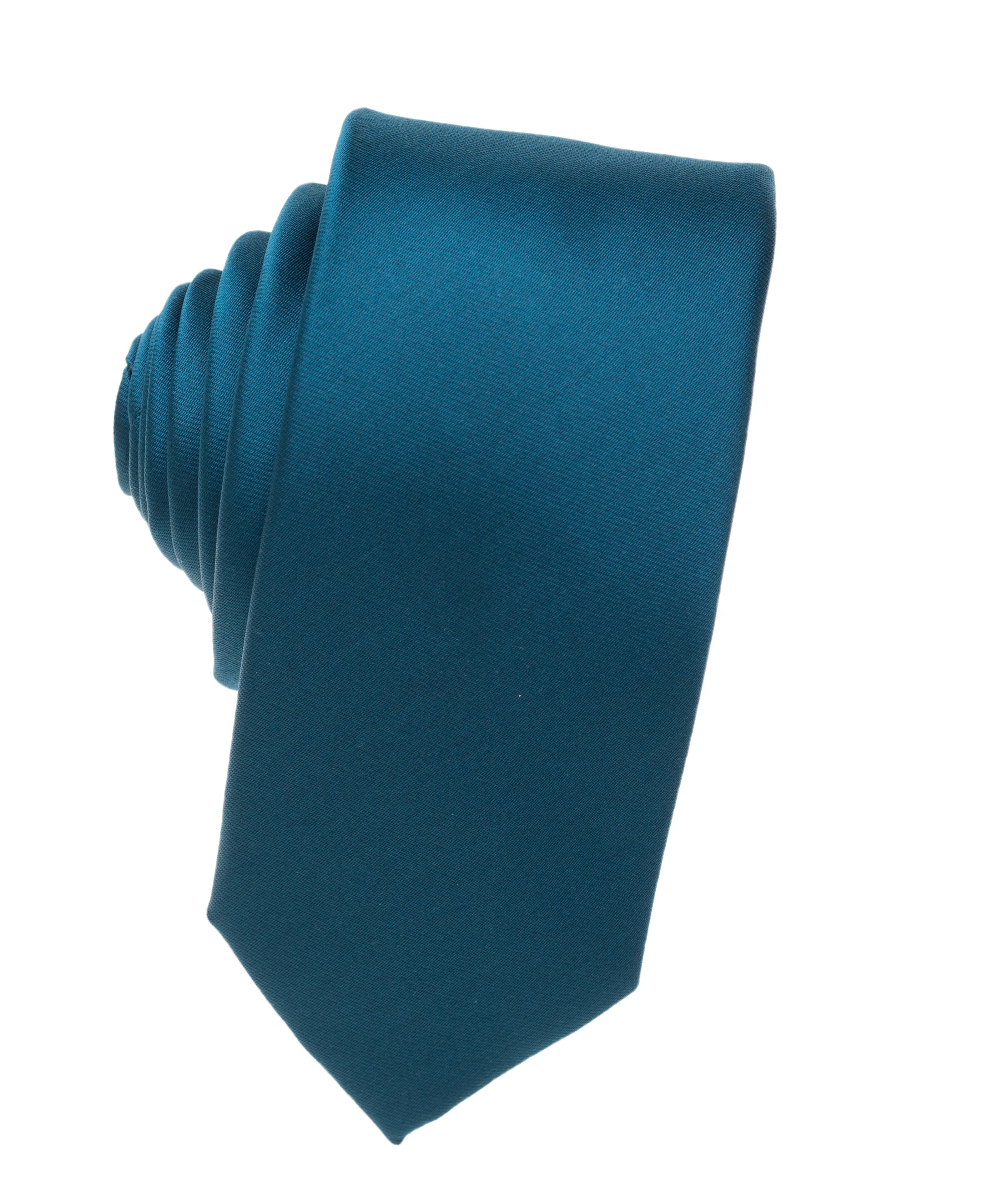 Aqua Blue Skinny Necktie