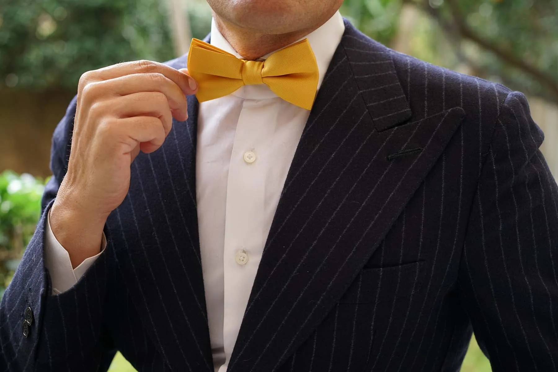 Banana Yellow Bow Tie