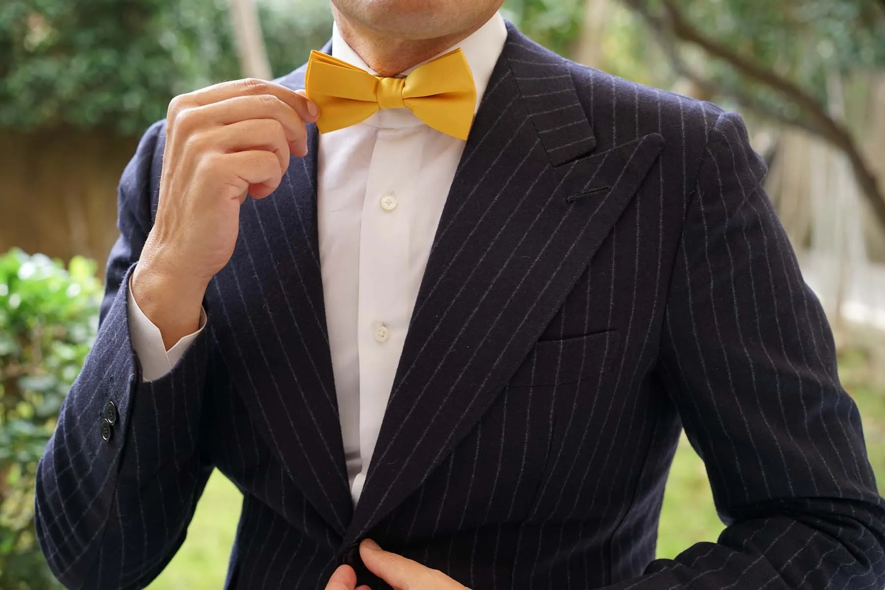 Banana Yellow Bow Tie