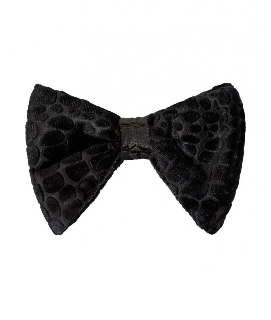 Barman Long Velvet Bow Tie