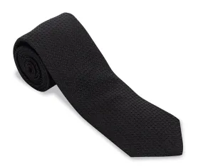 Black Grenadine Necktie - F5664