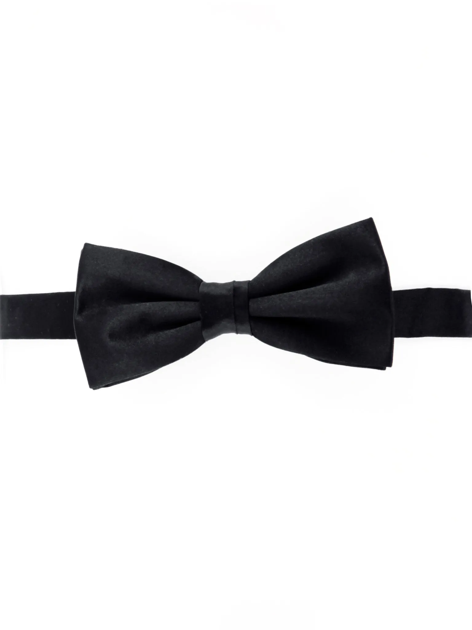 Black Silk Bow Tie