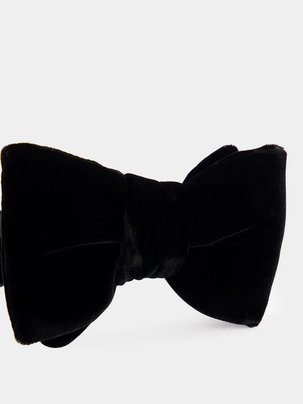 Black Velvet Bow Tie