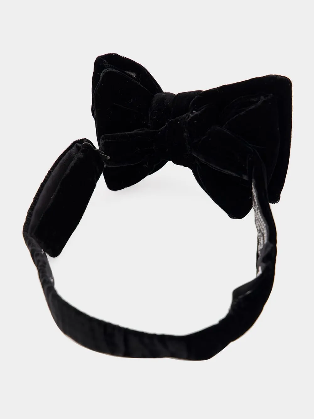 Black Velvet Bow Tie