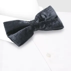 Black Velvet Pre-Tied Bow Tie