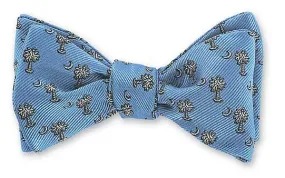 Blue Palmetto Bow Tie - B2266