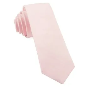 Blush Linen Row Necktie