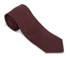 Burgundy Grenadine Necktie - F5666