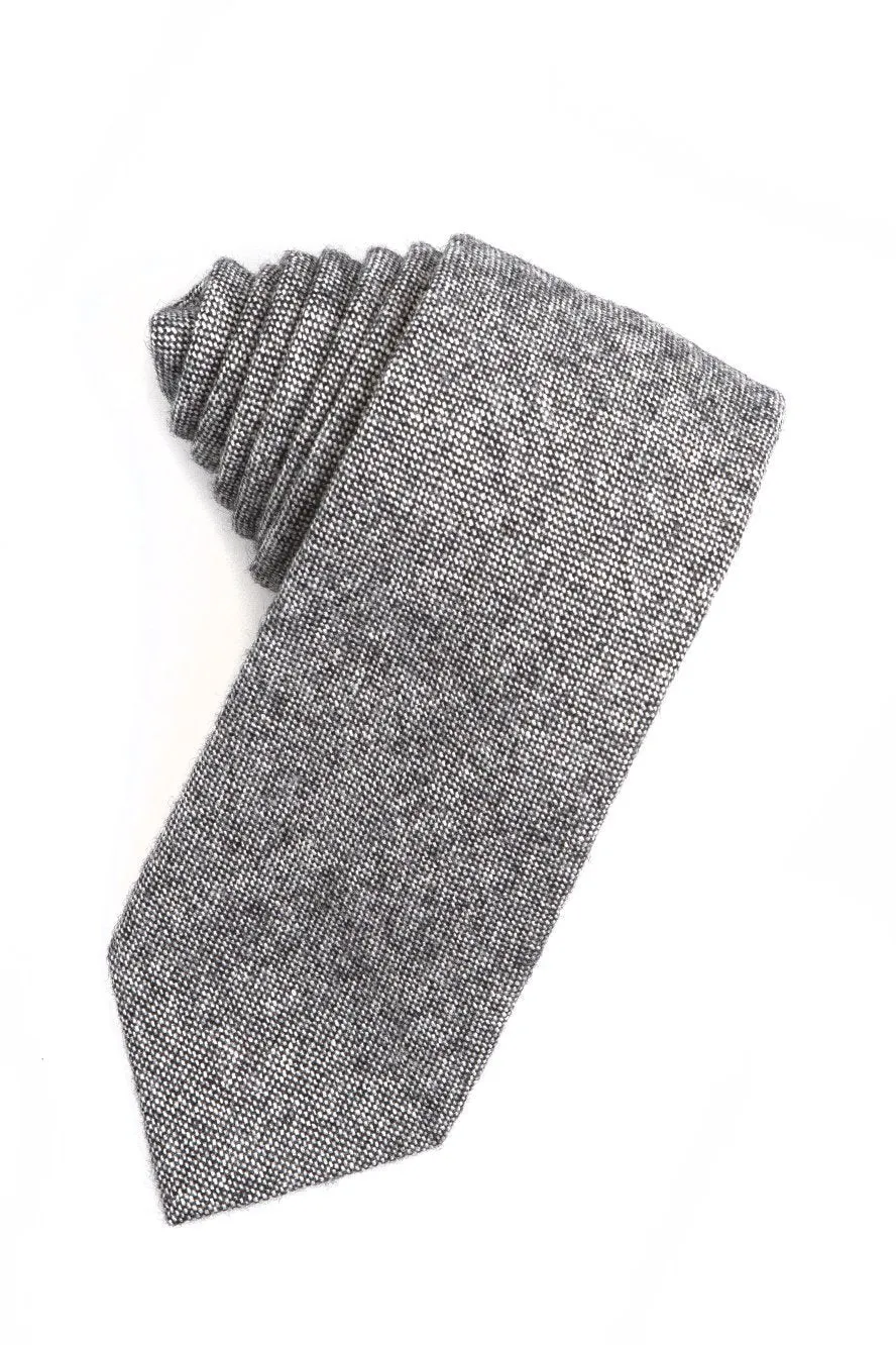 Charcoal Tweed Necktie