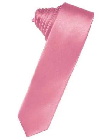 Clover Luxury Satin Skinny Necktie