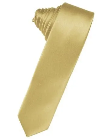 Clover Luxury Satin Skinny Necktie