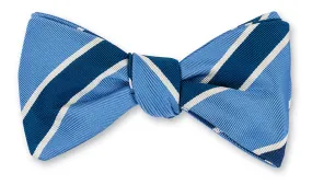 Cobalt/Navy Crescent Stripes Bow Tie - B5548