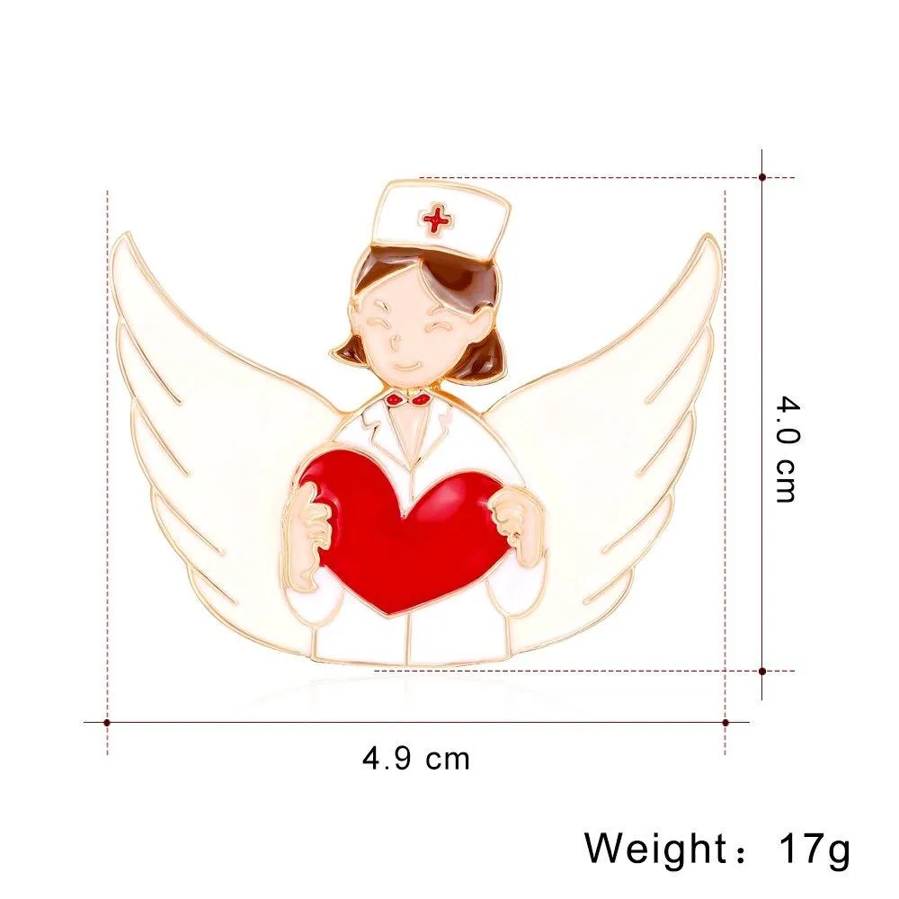 Creative Nurse Medical Enamel Brooch Pins