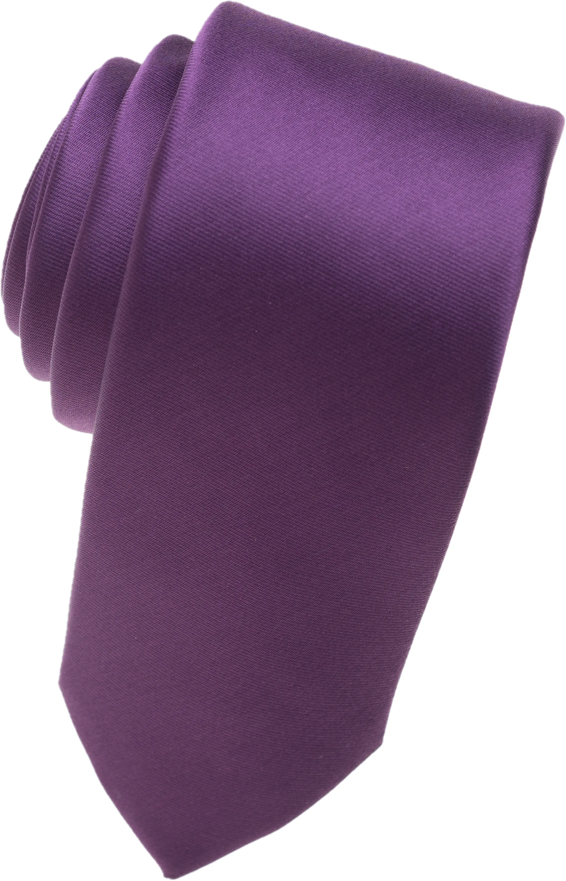 Deep Purple Skinny Necktie