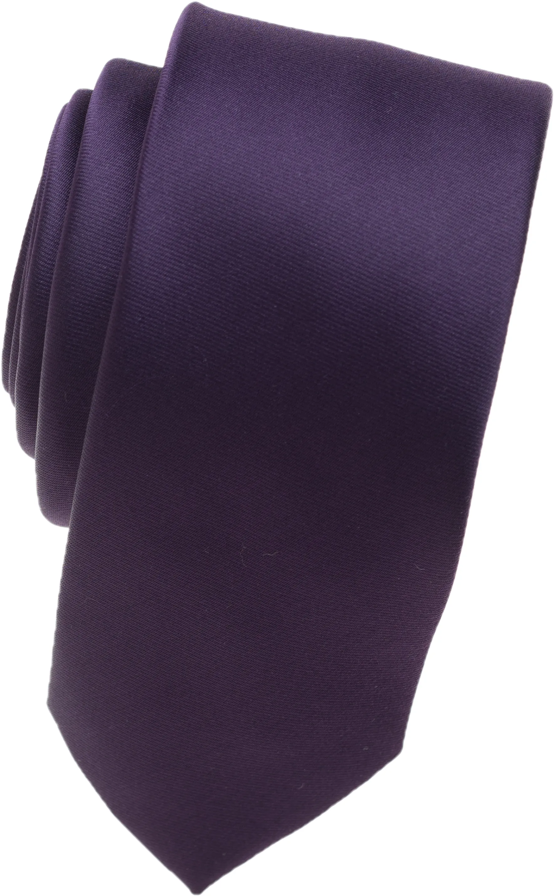 Deep Purple Skinny Necktie