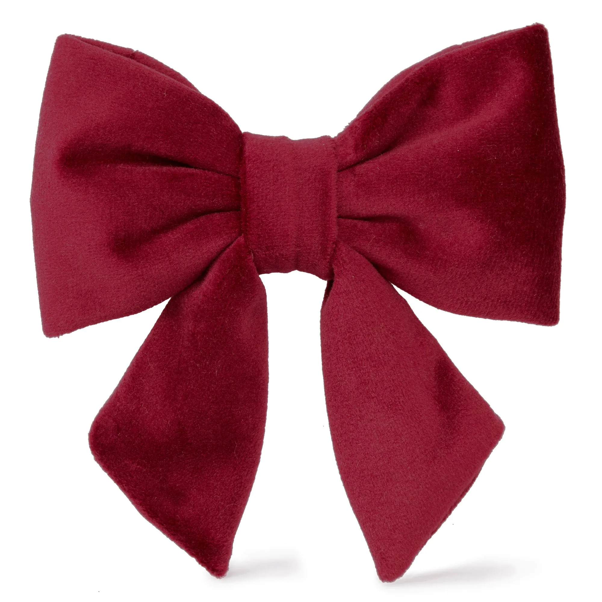 Dog and Cat Lady Bowtie: Burgundy Velvet