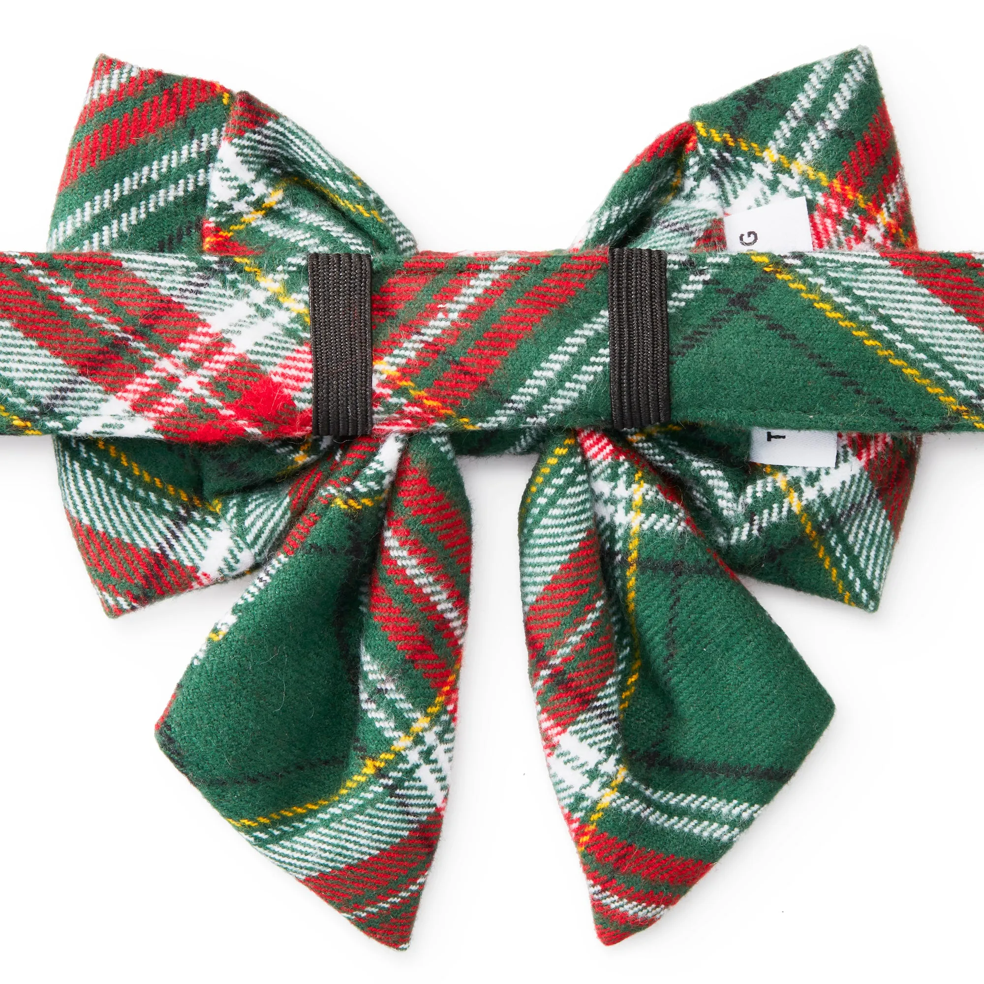 Dog and Cat Lady Bowtie: Holly Jolly Flannel