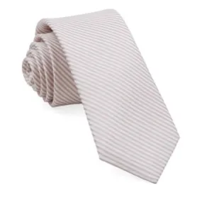 Dusty Blush Coastal Stripe Necktie