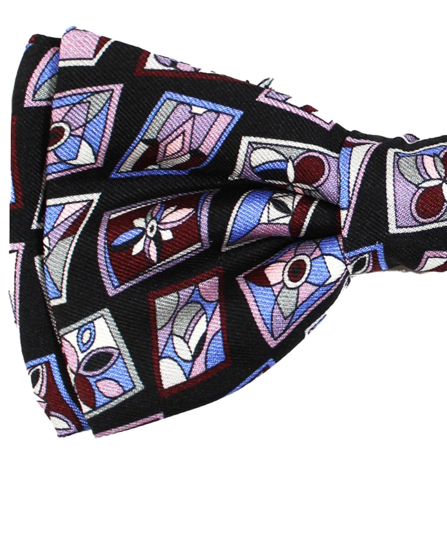 Emilio Pucci Bow Tie Purple Pink Pre-Tied SALE