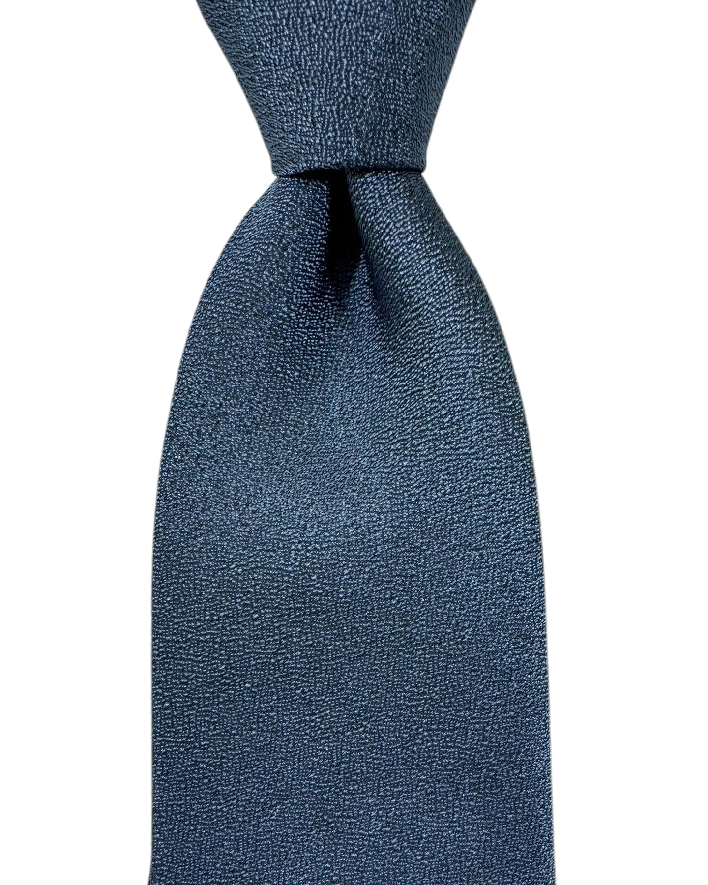 Emporio Armani Silk Tie Blue Gray Solid