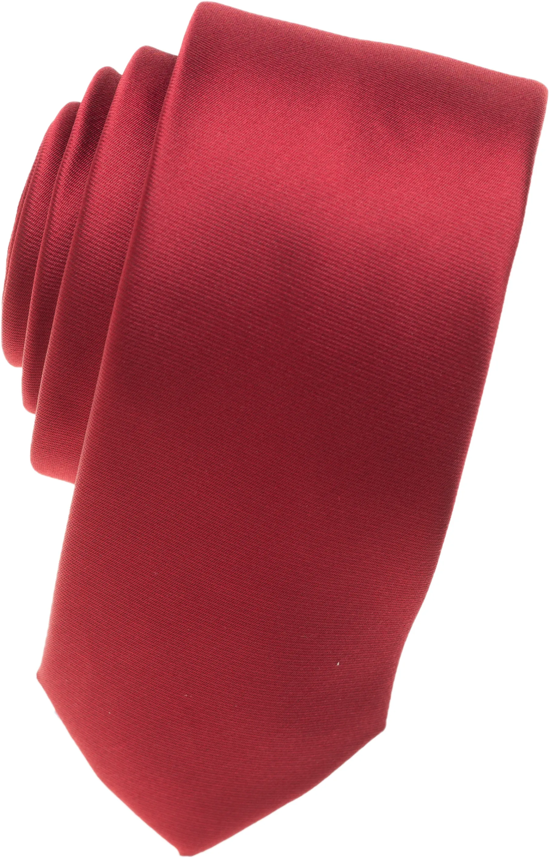 F. Red Skinny Necktie