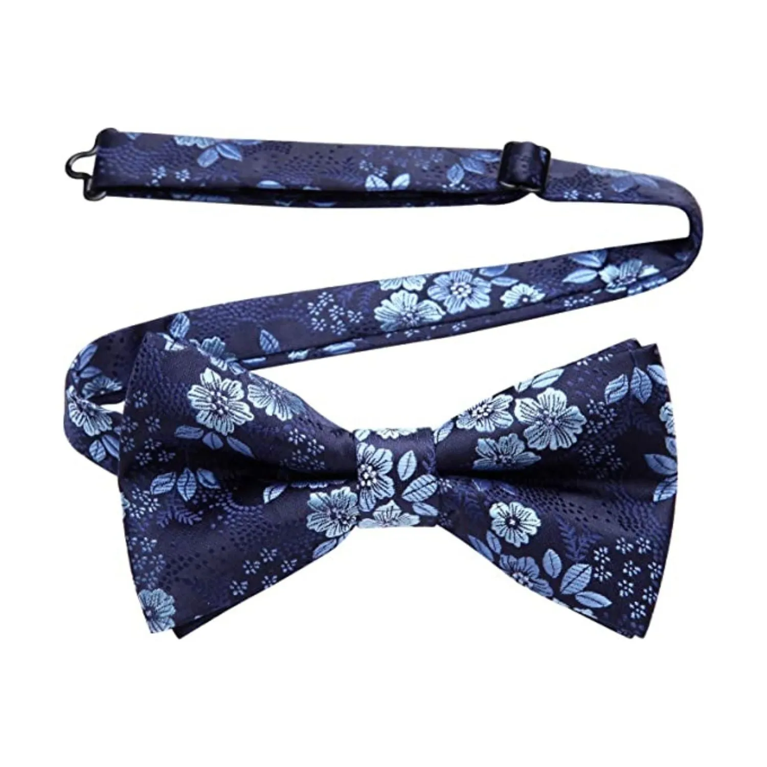 Floral Pre-Tied Bow Tie - FLORAL - BLUE