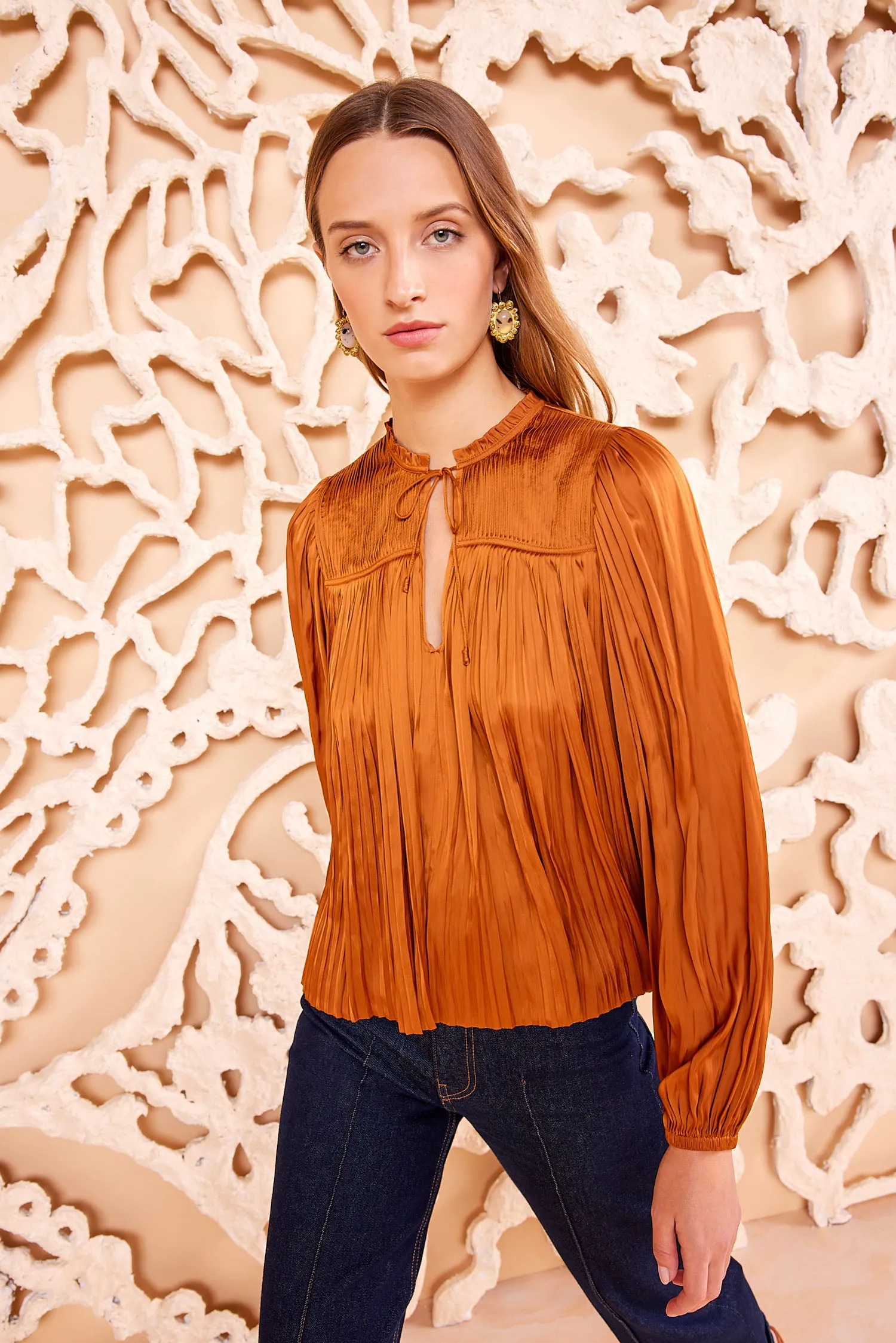 Freja Blouse - Amber