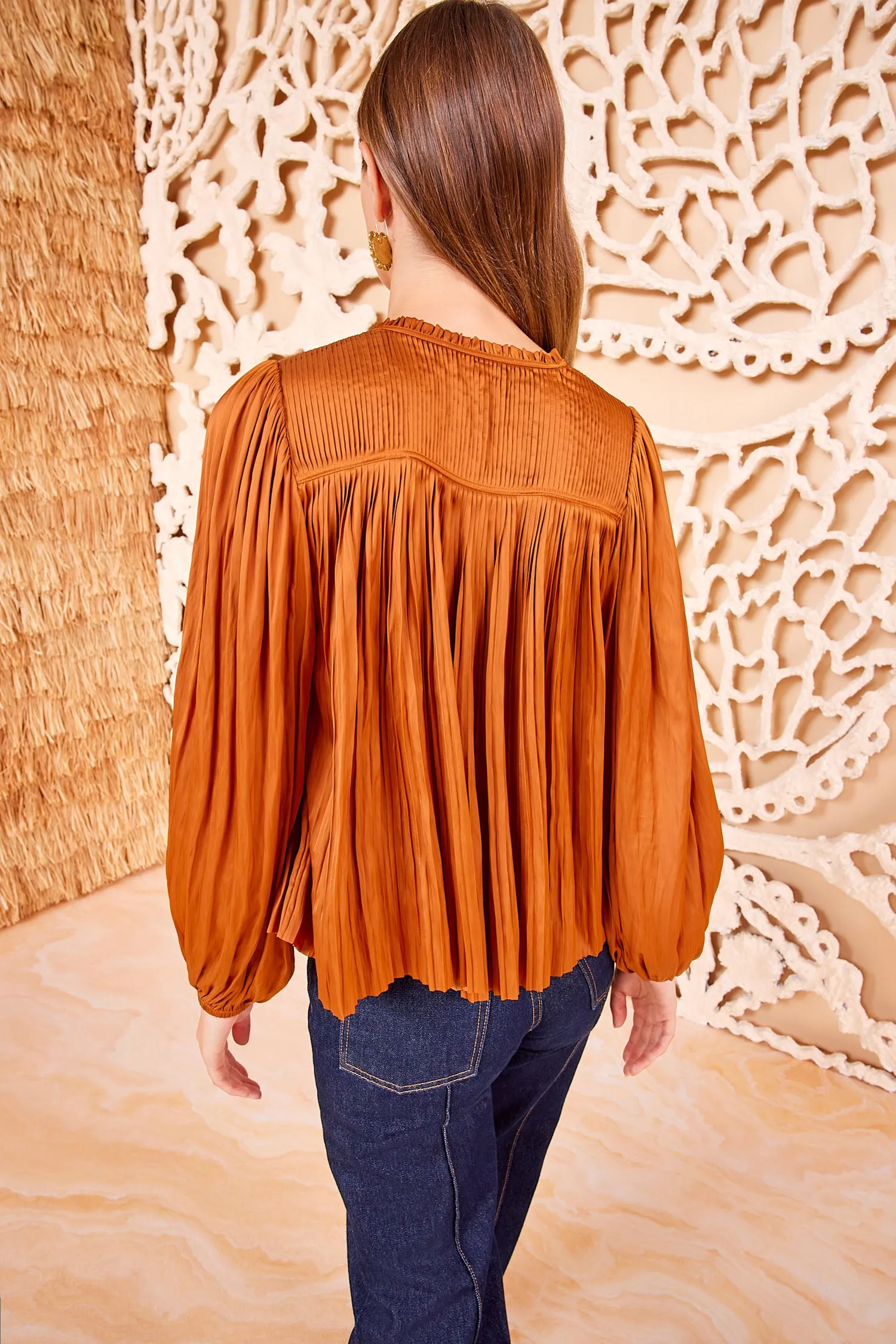 Freja Blouse - Amber