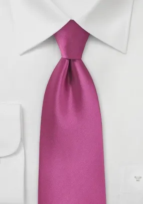 Fuchsia Solid Necktie