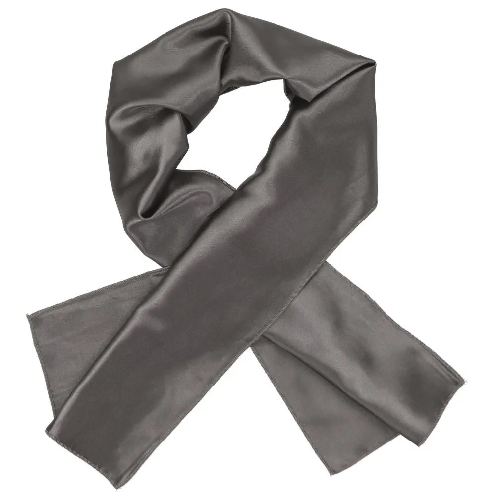 Graphite Gray Solid Color Scarf