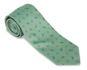 Green Lancaster Neats Necktie - F5466