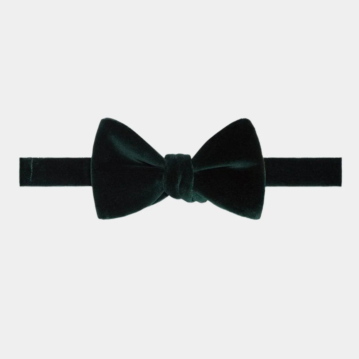 Green Velvet Bow Tie