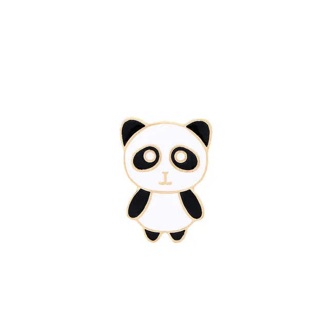 Heart Design Cute Pin Panda