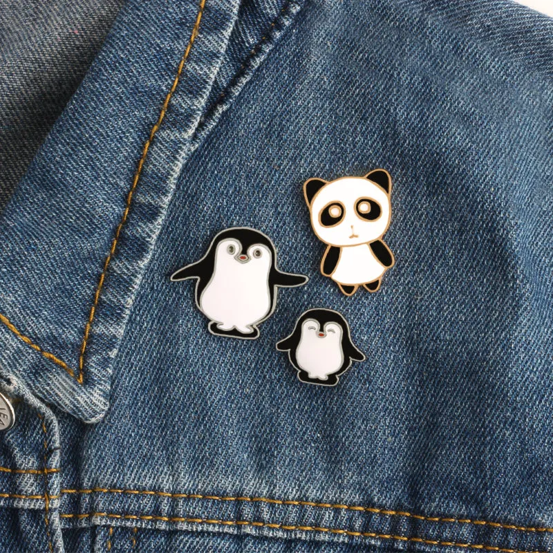 Heart Design Cute Pin Panda