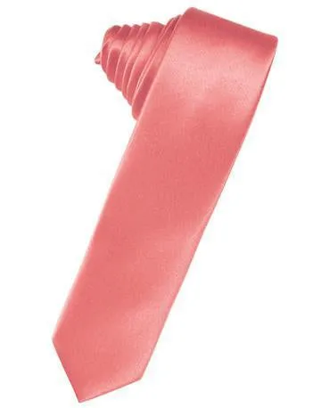 Hunter Luxury Satin Skinny Necktie