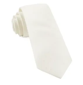 Ivory Love at First Dot Necktie