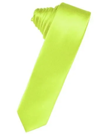 Jade Luxury Satin Skinny Necktie