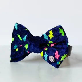 Jolly Holly Dog Bow Tie