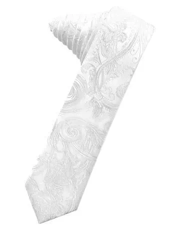 Kelly Tapestry Satin Skinny Necktie