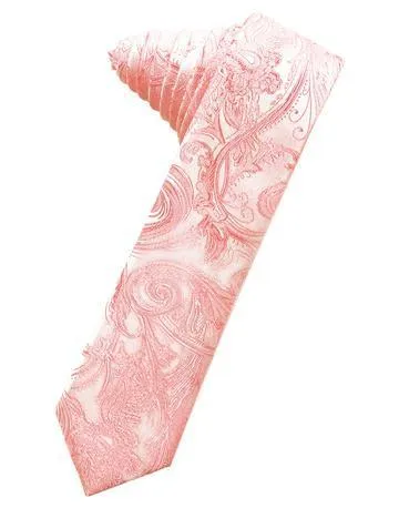 Kelly Tapestry Satin Skinny Necktie