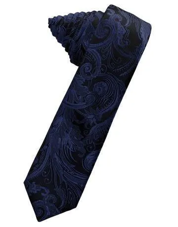 Kelly Tapestry Satin Skinny Necktie