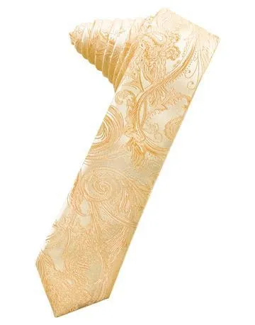 Kelly Tapestry Satin Skinny Necktie